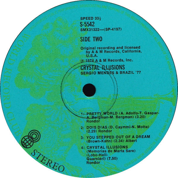 Sergio Mendes* : Crystal Illusions (LP, Album, Club)