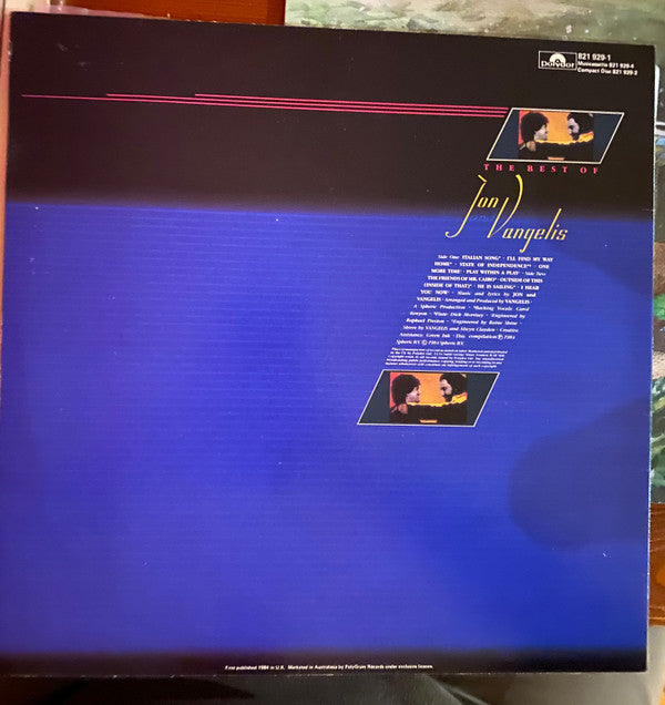 Jon And Vangelis* : The Best Of Jon And Vangelis (LP, Comp)