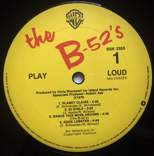 The B-52's : The B-52's (LP, Album)