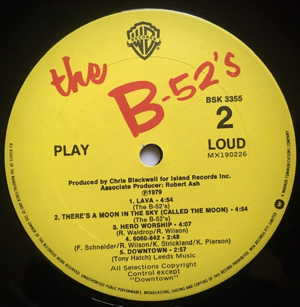 The B-52's : The B-52's (LP, Album)
