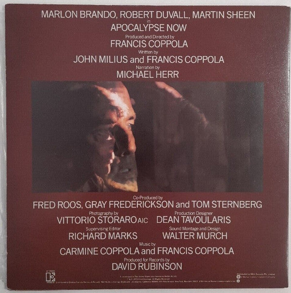 Carmine Coppola & Francis Coppola* : Apocalypse Now - Original Motion Picture Soundtrack (2xLP, Gat)