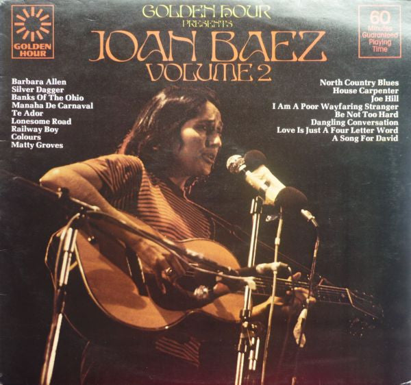 Joan Baez : Golden Hour Presents Joan Baez Volume 2 (LP, Comp)