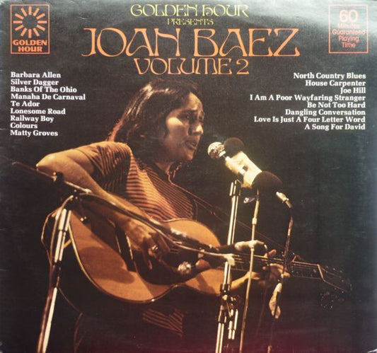 Joan Baez : Golden Hour Presents Joan Baez Volume 2 (LP, Comp)