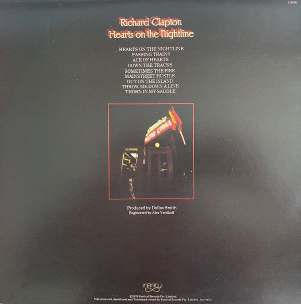 Richard Clapton : Hearts On The Nightline (LP, Album)