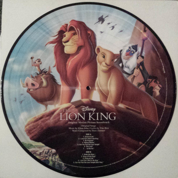 Various : The Lion King (Original Motion Picture Soundtrack) (LP, Album, Pic, RE)
