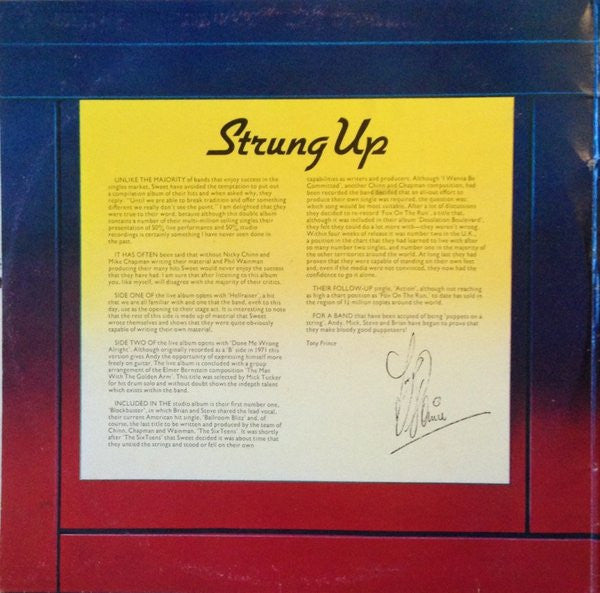 Sweet* : Strung Up (LP, Album, Gat + LP, Comp)