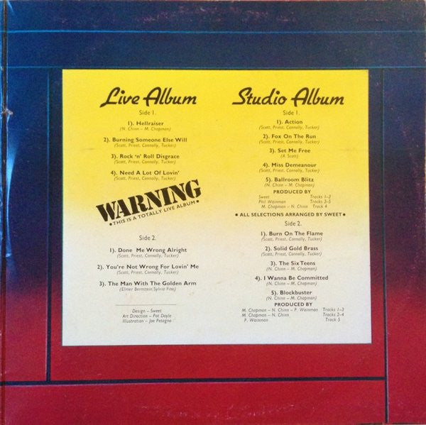 Sweet* : Strung Up (LP, Album, Gat + LP, Comp)