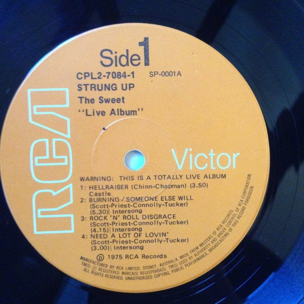 Sweet* : Strung Up (LP, Album, Gat + LP, Comp)