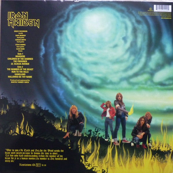 Iron Maiden : The Number Of The Beast (LP, Album, RE, 180)
