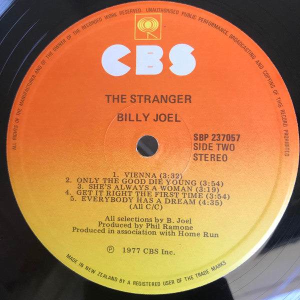 Billy Joel : The Stranger (LP, Album)