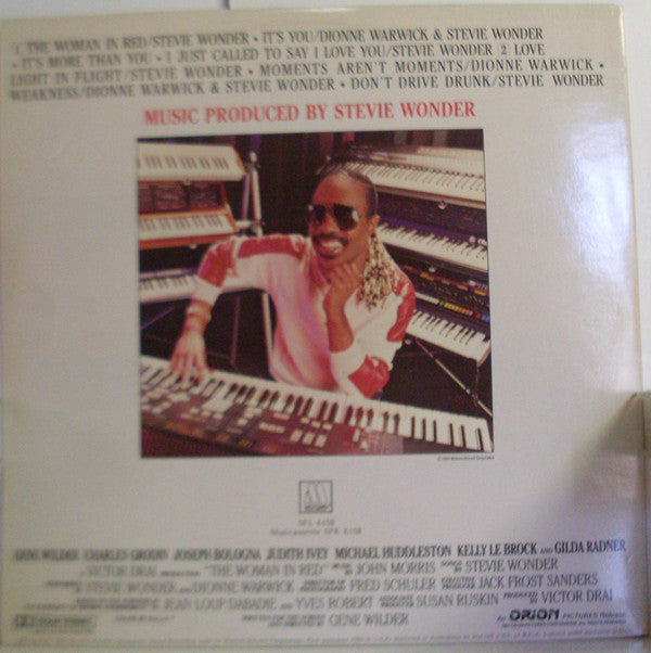 Stevie Wonder : The Woman In Red (Selections From The Original Motion Picture Soundtrack) (LP, Album, Gat)
