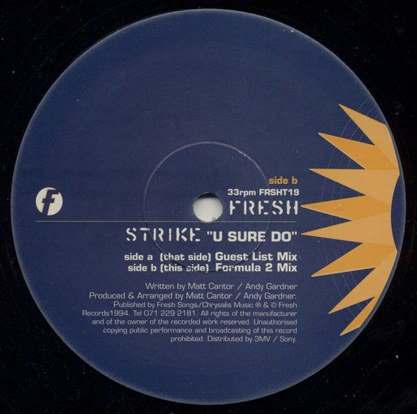 Strike : U Sure Do (12", Single)