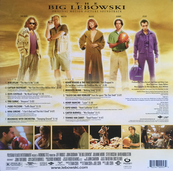Various : The Big Lebowski - Original Motion Picture Soundtrack (LP, Comp, RE)