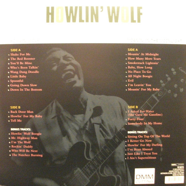 Howlin' Wolf : Moanin' In The Moonlight (2xLP, Album, Comp, RM, DMM)