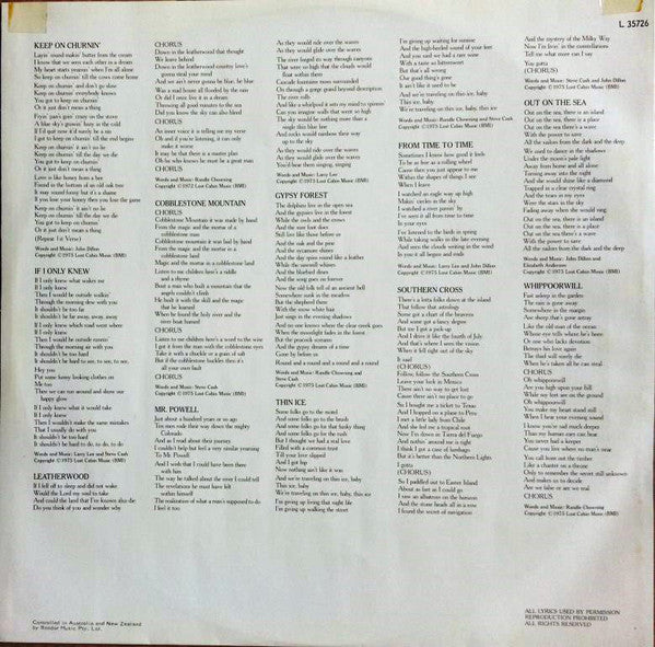 The Ozark Mountain Daredevils : The Car Over The Lake Album (LP, Album)