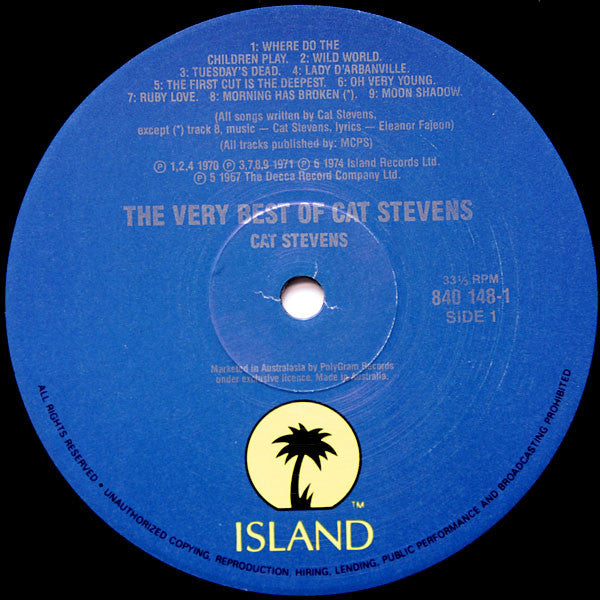 Cat Stevens : The Very Best Of Cat Stevens (LP, Comp)