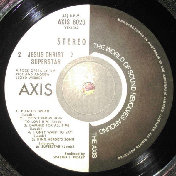 Andrew Lloyd Webber And Tim Rice : Jesus Christ Superstar A Rock Opera By Tim Rice And Andrew Lloyd Webber (LP, Album)