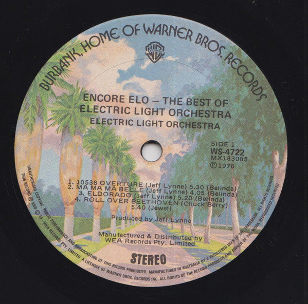 Electric Light Orchestra : Encore ELO - The Best Of The Electric Light Orchestra (LP, Comp)