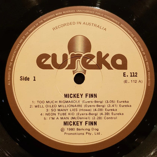 Mickey Finn (12) : Mickey Finn (LP, Album)