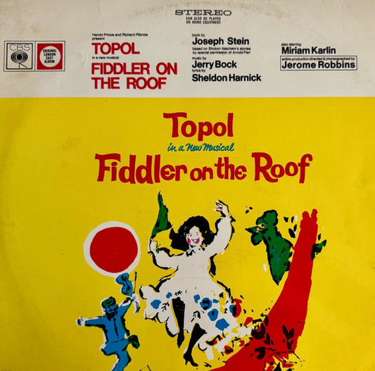 Topol, Original London Cast* : Fiddler On The Roof (LP, Album)