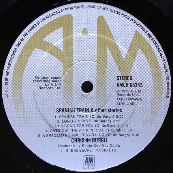 Chris de Burgh : Spanish Train And Other Stories (LP, Album)