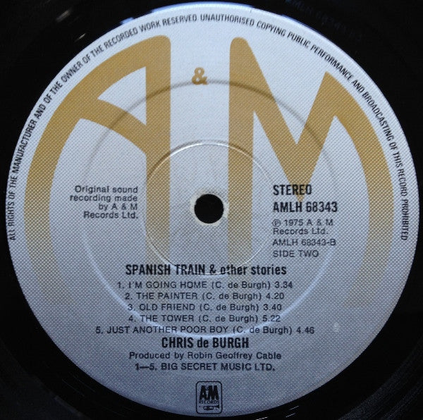 Chris de Burgh : Spanish Train And Other Stories (LP, Album)