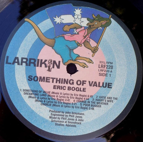 Eric Bogle : Something Of Value (LP, Album)
