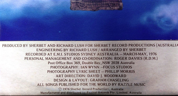 Sherbet : Howzat! (LP, Album, Gat)