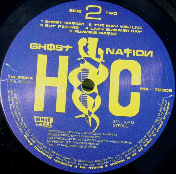 Hunters & Collectors : Ghost Nation (LP, Album)