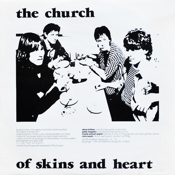 The Church : Of Skins And Heart (LP, Album, Bla)