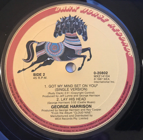 George Harrison : Got My Mind Set On You (Extended Version) (12", Single)