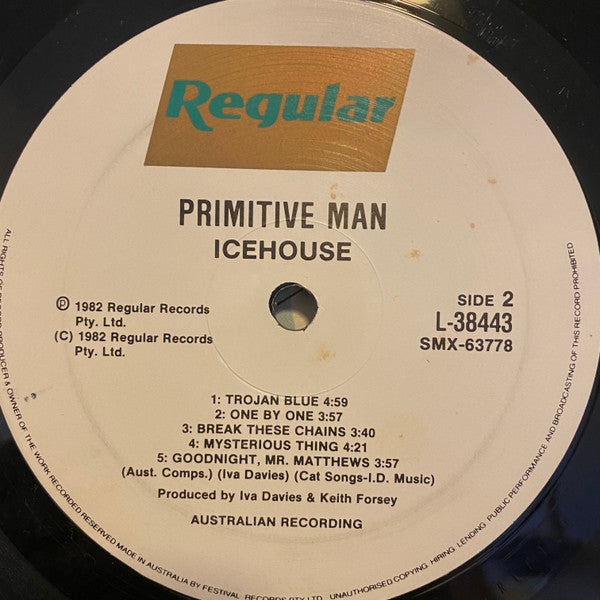 Icehouse : Primitive Man (LP, Album, RE)