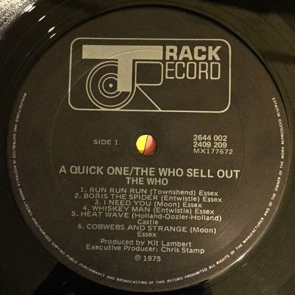 The Who : A Quick One / The Who Sell Out (2xLP, Comp, Gat)