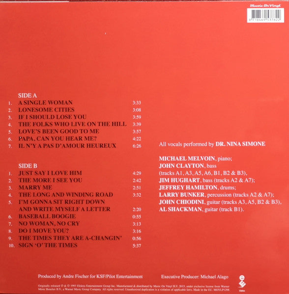 Nina Simone : A Single Woman (LP, Album, RM, 180)