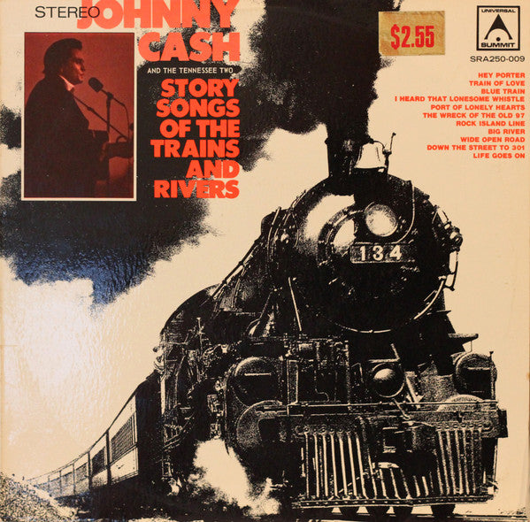 Johnny Cash & The Tennessee Two : Story Songs Of The Trains And Rivers (LP, Comp)
