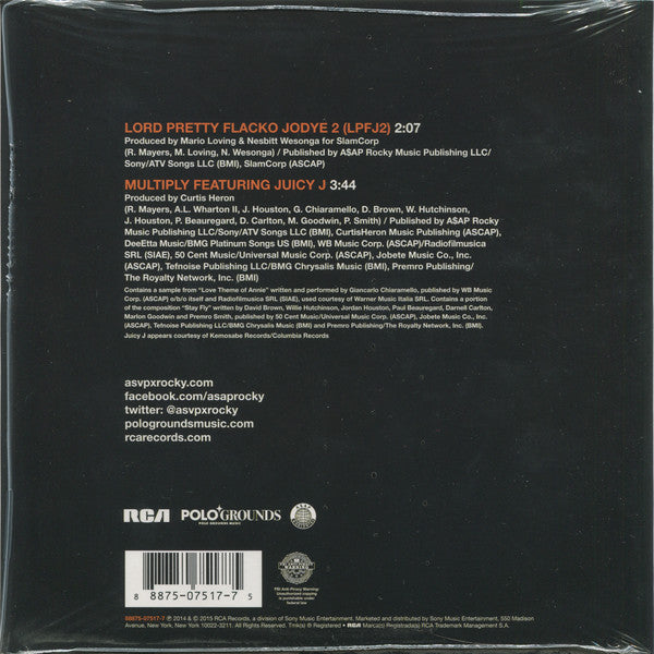 ASAP Rocky : Lord Pretty Flacko Jodye 2 b/w Multiply (7", RSD, Single, Ltd, Whi)
