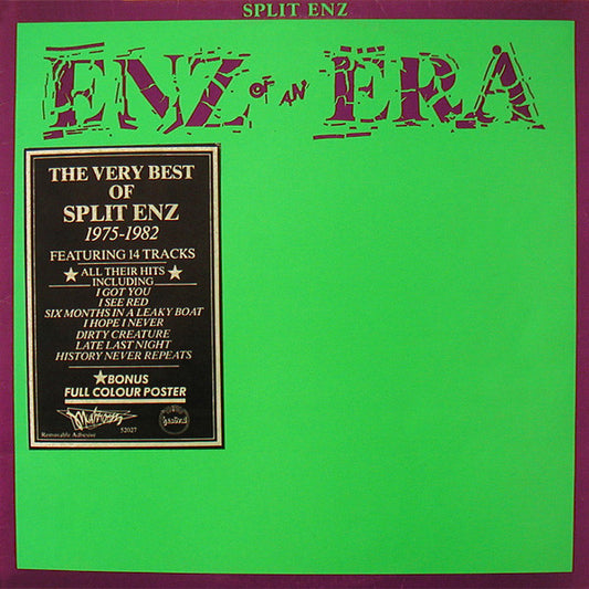 Split Enz : Enz Of An Era (LP, Comp)