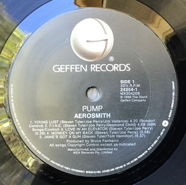 Aerosmith : Pump (LP, Album)