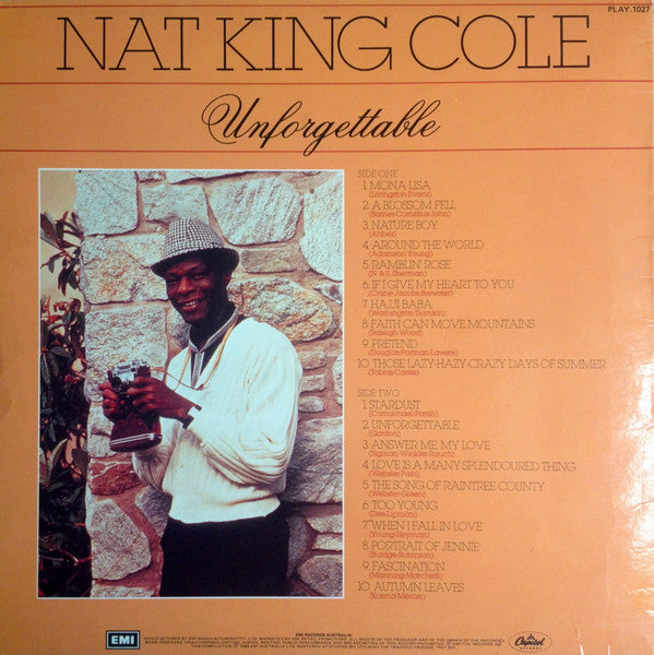 Nat King Cole : Unforgettable (LP, Comp)