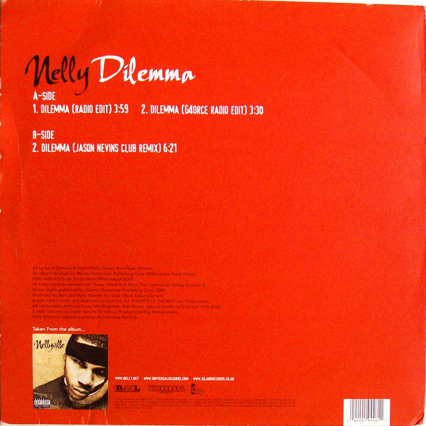 Nelly : Dilemma (12")