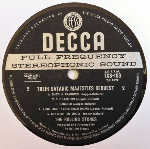 The Rolling Stones : Their Satanic Majesties Request (LP, Album, Gat)