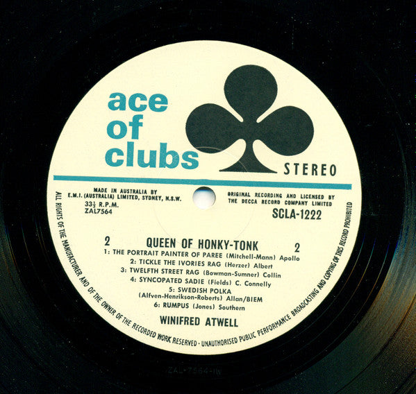 Winifred Atwell : Queen Of Honky Tonk (LP)