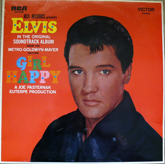 Elvis Presley : Girl Happy (LP, Album, Ora)