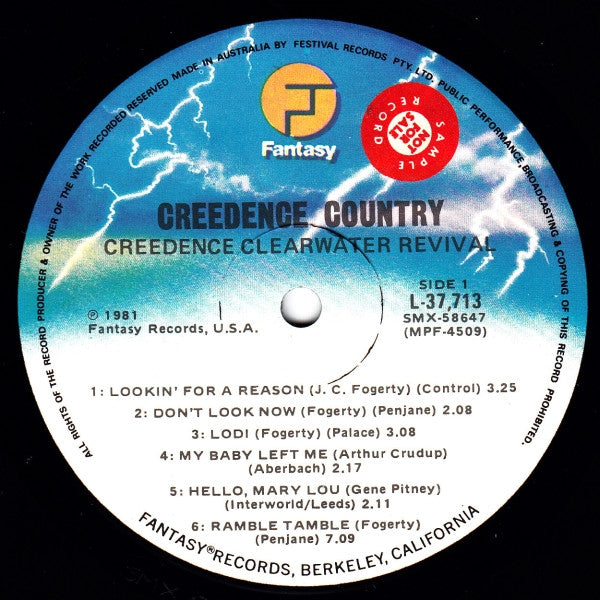 Creedence Clearwater Revival : Creedence Country (LP, Comp)