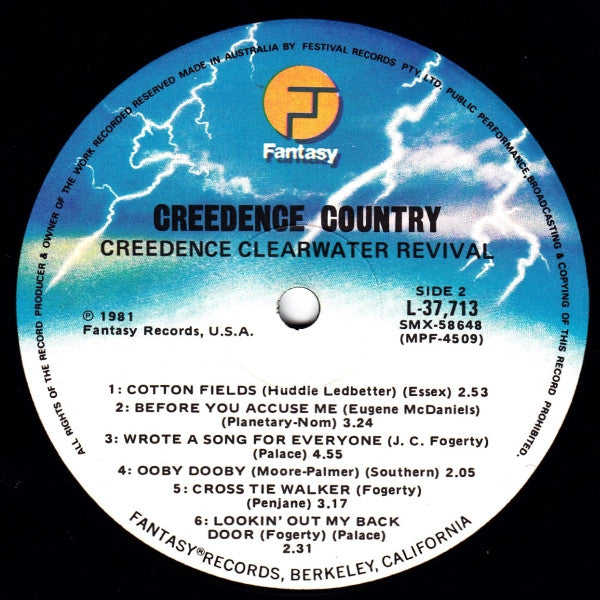 Creedence Clearwater Revival : Creedence Country (LP, Comp)