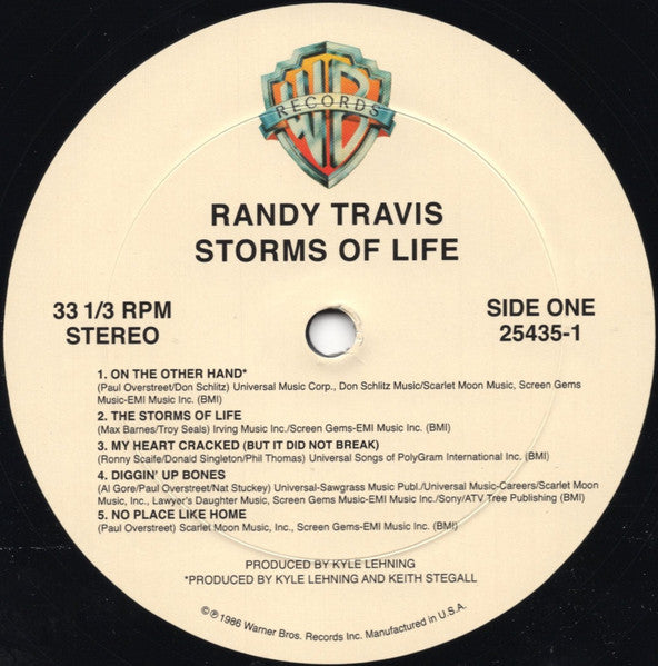 Randy Travis : Storms Of Life (LP, Album, RE, RM, 200)
