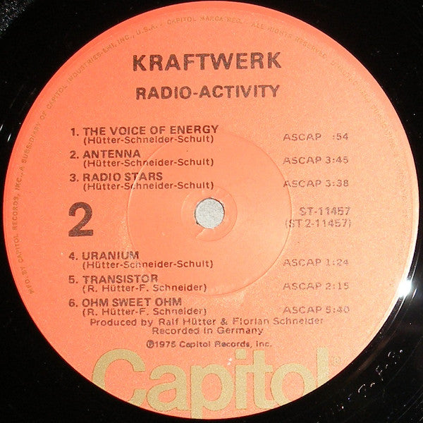 Kraftwerk : Radio-Activity (LP, Album, L.A)