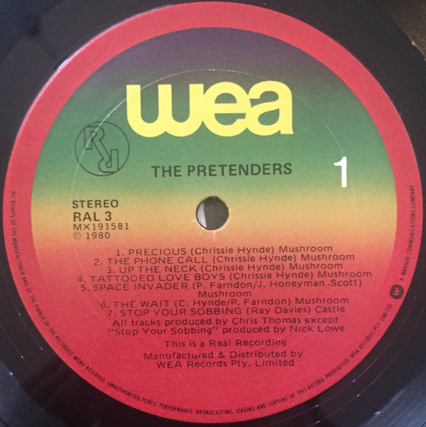 Pretenders* : Pretenders (LP, Album)