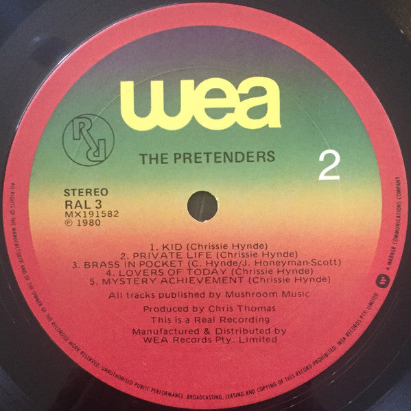 Pretenders* : Pretenders (LP, Album)