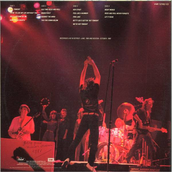 Bob Seger & The Silver Bullet Band* : Nine Tonight (2xLP, Album, Gat)